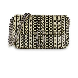 Small The J Link Logo-Print Leather Shoulder Bag